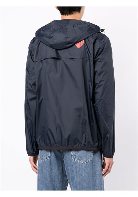 k way play unisex navy COMME DES GARÇONS PLAY | AZ-J501-0511